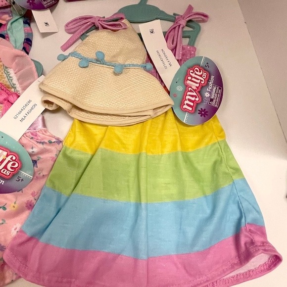 6 New on Hangers My Life Doll Clothes or all 18" Dolls Lot C - Picture 4 of 8